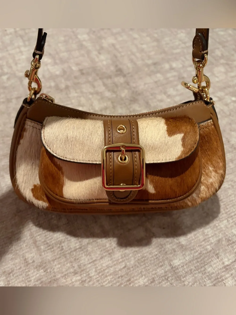 Coach Mini Cowhide Shoulder Bag